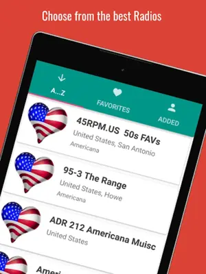 Radio Americana android App screenshot 9