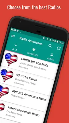 Radio Americana android App screenshot 14